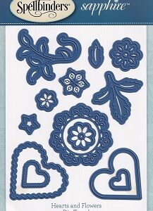 Spellbinder Sapphire - Hearts And Flowers Set