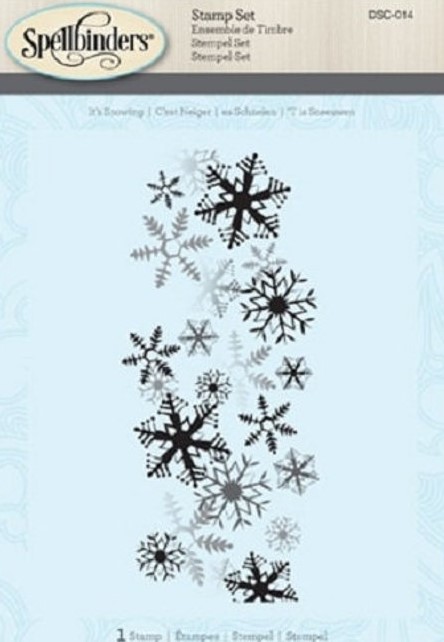 Spellbinders - 3D Shading Stamp - Its Snowing