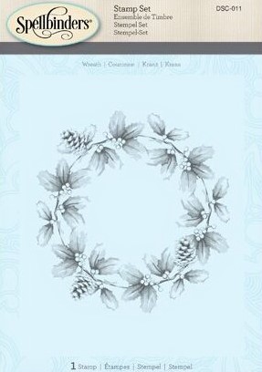 Spellbinders - 3D Shading Stamp - Wreath