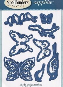 Spellbinders Sapphire - Birds & Butterflies