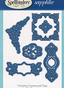 Spellbinders - Sapphire Victorian Corners and Tags