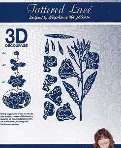 Tattered Lace - 3D Decoupage Evening Primrose Dies