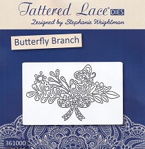 Tattered Lace - Butterfly Branch Die
