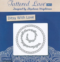 Tattered Lace - Ditsy With Love Die