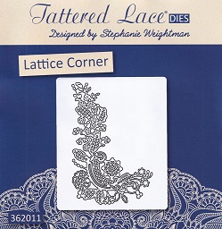 Tattered Lace - Lattice Corner Die