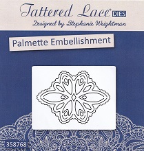 Tattered Lace - Palmette Embellishment Die