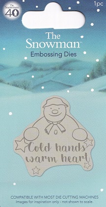 The Snowman Embossing Dies - Cold Hands Warm Heart