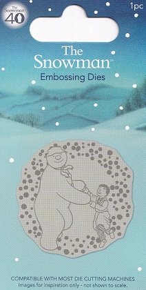 The Snowman Embossing Dies - Medallion
