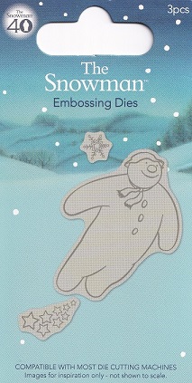 The Snowman Embossing Dies - Snowman Flying