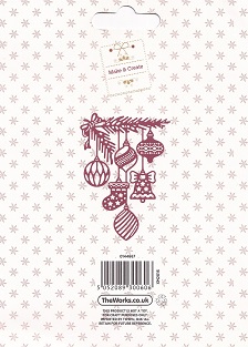 The Works - Make & Create Christmas Collection - Bauble Garland - Image 2