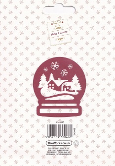 The Works - Make & Create Christmas Collection - Large Snowglobe - Image 2