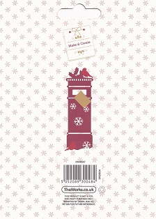 The Works - Make & Create Christmas Collection - Postbox - Image 2