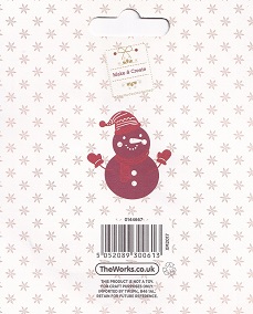 The Works - Make & Create Christmas Collection - Snowman - Image 2