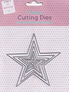 The Works - Nesting Stars Cutting Die Set (7 Pieces)