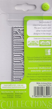 Tonic - Archway Stripe Invite Insert Set - Image 2
