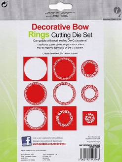 Tonic - Decorative Bow Rings Cutting Die Set - Image 2
