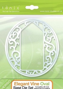 Tonic - Elegant Vine Oval Base Die Set