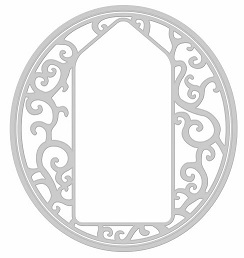 Tonic - Elegant Vine Oval Base Die Set - Image 2