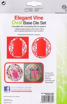 Tonic - Elegant Vine Oval Base Die Set - Image 3