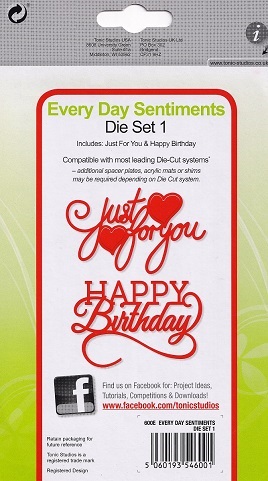 Tonic - Everyday Sentiments Die Set 1 (Second) - Image 2
