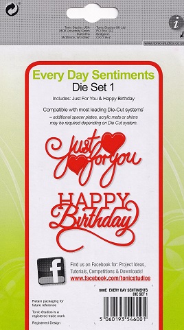 Tonic - Everyday Sentiments Die Set 1 - Image 2