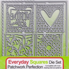 Tonic - Everyday Squares Die Set Patchwork Perfection