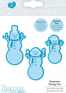 Tonic Studios - Rococo Snowman Family Trio