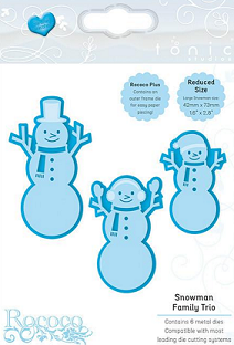 Tonic Studios - Rococo Snowman Family Trio