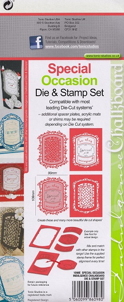Tonic - Special Occasion Die & Stamp Set - Image 2