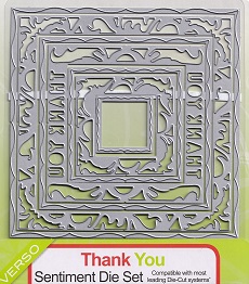 Tonic Studios - Thank You Sentiment Die Set
