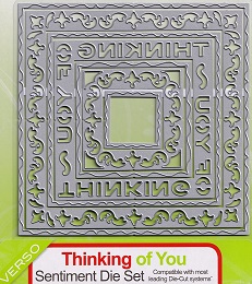 Tonic Studios - Thinking Of You Sentiment Die Set