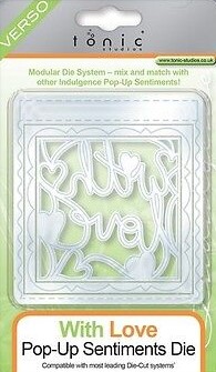 Tonic Studios - With Love Pop Up Sentiment Die