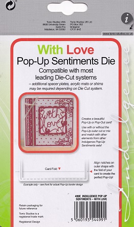 Tonic Studios - With Love Pop Up Sentiment Die - Image 2