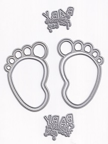 Unbranded - Baby Feet 6 Steel Cutting Die Set