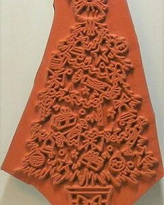 Unbranded - Christmas Tree Foam Mounted Rubber Stamp
