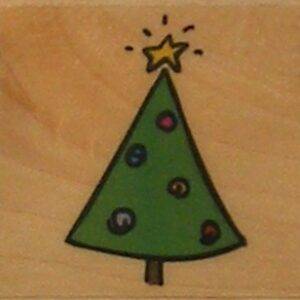 Unbranded - Christmas Tree Rubber Stamp