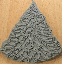 Unbranded - Fir Tree Rubber Stamp - Image 2
