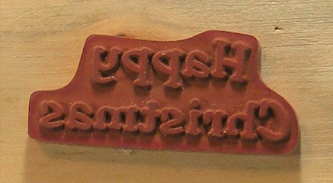 Unbranded - Happy Christmas Rubber Stamp - Image 2