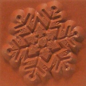 Unbranded - Snowflake Foam Mounted Rubber Stamp