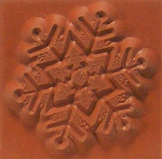 Unbranded - Snowflake Foam Mounted Rubber Stamp