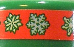 Unbranded - Snowflake Roller Rubber Stamp