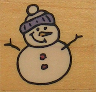 Unbranded - Snowman Rubber Stamp