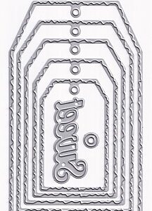 Unbranded - Tag Die Set (7 Dies)