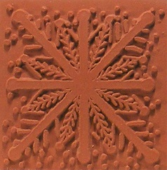 Unbranded -Snowflake Foam Mounted Rubber Stamp