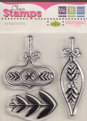 We R Memory Keepers Clear Acrylic Stamp - Ornaments