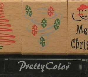 Wooden Stampers - Classic Christmas Wooden Stamp Set