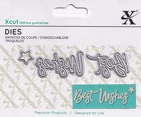 Xcut - Mini Sentiment Die - Best Wishes