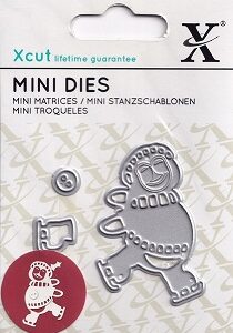 Xcut - Penguine Skater Die 4pc Set