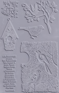 Chocolate Baroque - Live Out Loud Rubber Stamp Sheet - Image 2