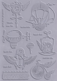 Chocolate Baroque - Steampunkery Rubber Stamp Sheet - Image 2